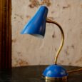 Lampe rétro bleue