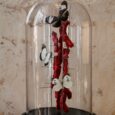 Globes papillons rouges et coraux