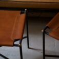 Tabouret en cuir