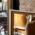 Miroir ancien bords biseautés