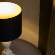 Petite lampe en marbre