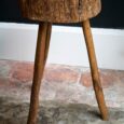 Tabouret en bois vintage