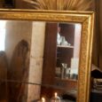 Miroir ancien, glace coupée, fin XIXe