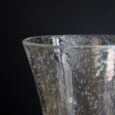Vase bulles ancien en verre