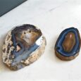 Agate noir et feu