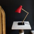 Lampe articulée, rouge