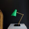 Lampe articulée rétro, verte