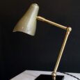 Lampe articulée, olive effet pailleté