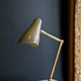 Lampe articulée, olive effet pailleté