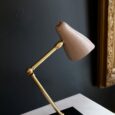 Lampe articulée, taupe poudré