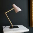 Lampe articulée, taupe poudré