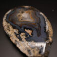 Agate noir et feu