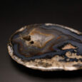 Agate noir et feu