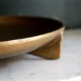 Coupe à fruits en fonte d’aluminium doré