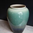 Vase porcelaine turquoise