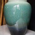 Vase porcelaine turquoise