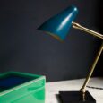 Lampe articulée bleu canard