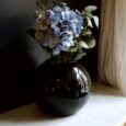 Vase rond en opaline