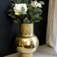 Vase gold en aluminium