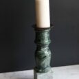 Bougeoir en marbre vert