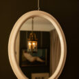 Miroir ancien oval