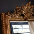 Miroir ancien en bois