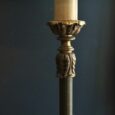 Lampadaire ancien, pied bronze tripode