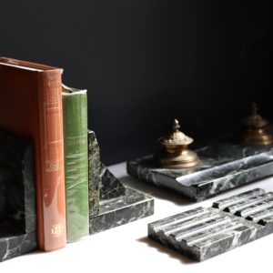 dealeuse-boutique-decoration-vintage-marbre-vert-serre-livres-encrier