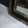 Petit miroir ancien décor lierre