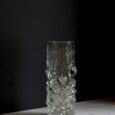 Vase coulure, en verre moulé