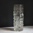 Vase coulure, en verre moulé