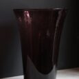 Vase verre de biot couleur aubergine