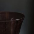 Vase verre de biot couleur aubergine