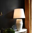 Grande lampe en papier mâché
