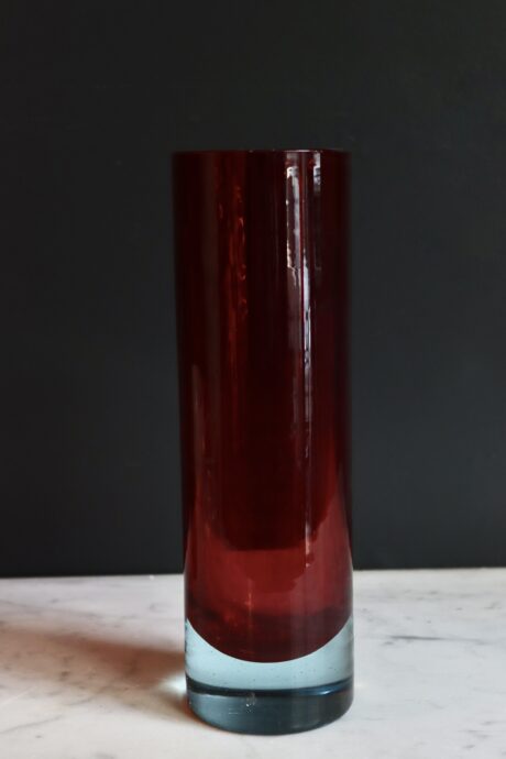 dealeuse-boutique-decoration-vintage-ancien-paris-vase-verre-sommerso-rouge-bleu