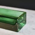 Vide poche en verre vert