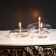 Bougie verre soufflé