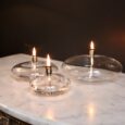 Bougie verre soufflé