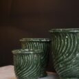 Cache pot vase en terre cuite