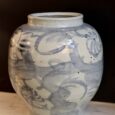 Grand vase en porcelaine
