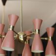 Suspension articulée rose