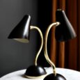 Lampe noir mat