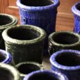 Cache pot vase en terre cuite