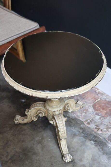 dealeuse-boutique-decoration-vintage-ancien-paris-mobilier-table-gueridon-bois-miroir