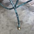 Table basse piètement curule