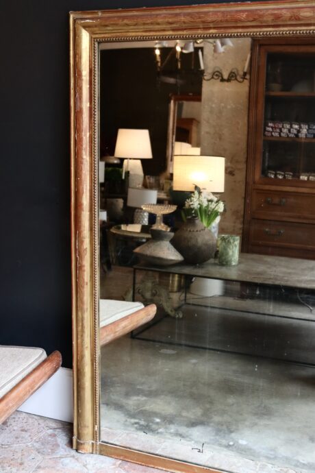 dealeuse-boutique-decoration-mobilier-vintage-paris-miroir-bois-ancien-louis-philippe