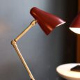 Lampe articulée rouge