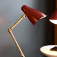 Lampe articulée rouge