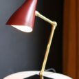 Lampe articulée rouge