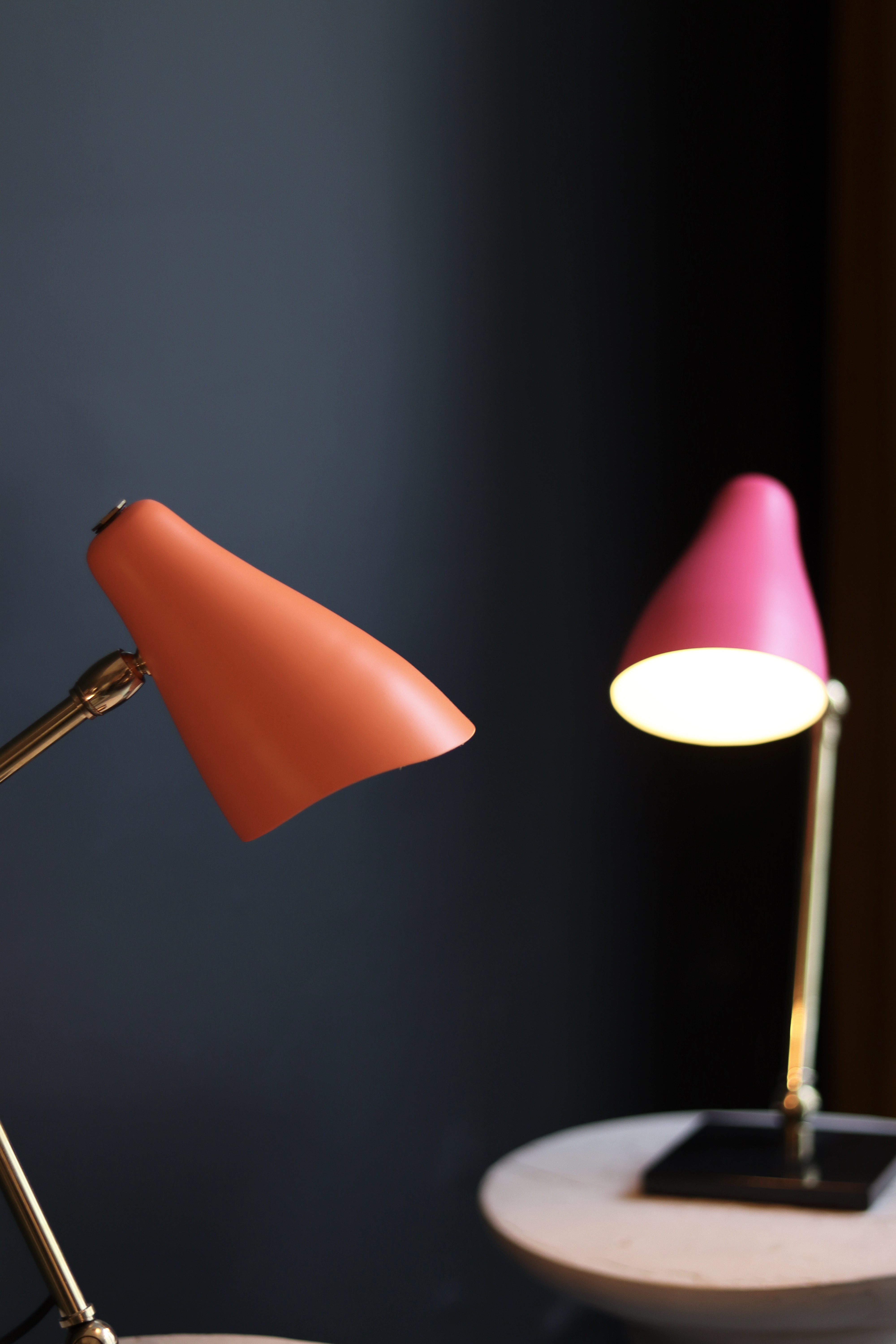 Lampe articulée rose